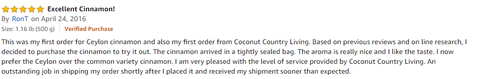 Coconut country living review