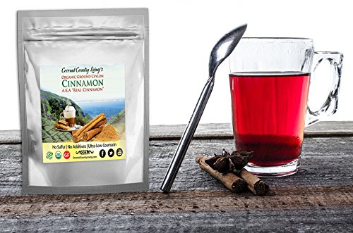 Organic Ceylon Cinnamon powder with free e-book