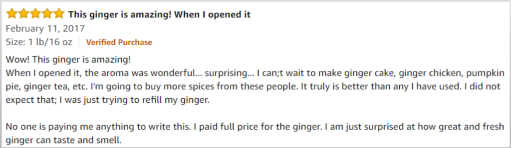 ccl ginger powder review