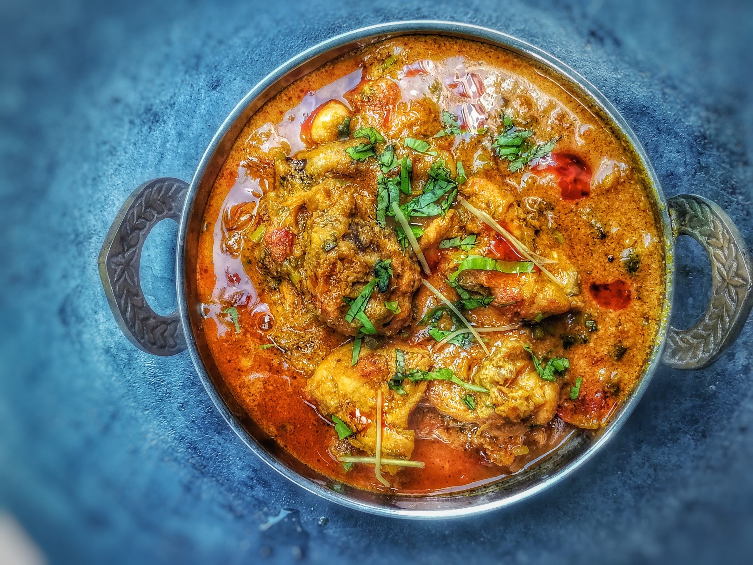 turmeric with black pepper chicken curry
