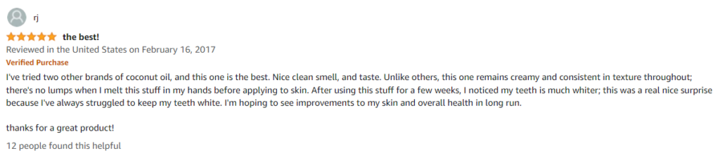coconut oil for whiter teeth