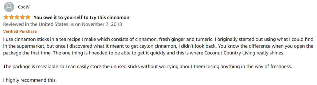ceylon cinnamon much better