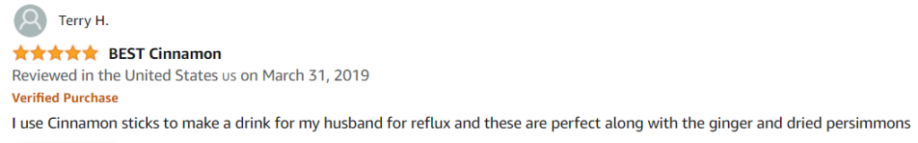 ceylon cinnamon tea for acid reflux