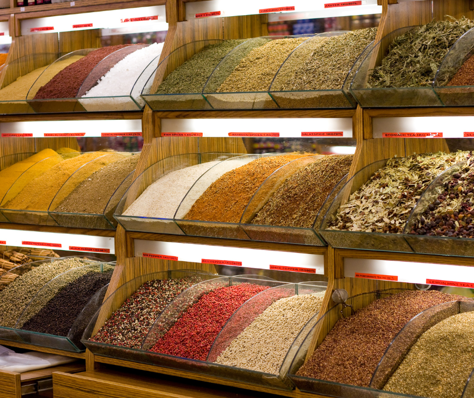 spice shopping for nutmeg