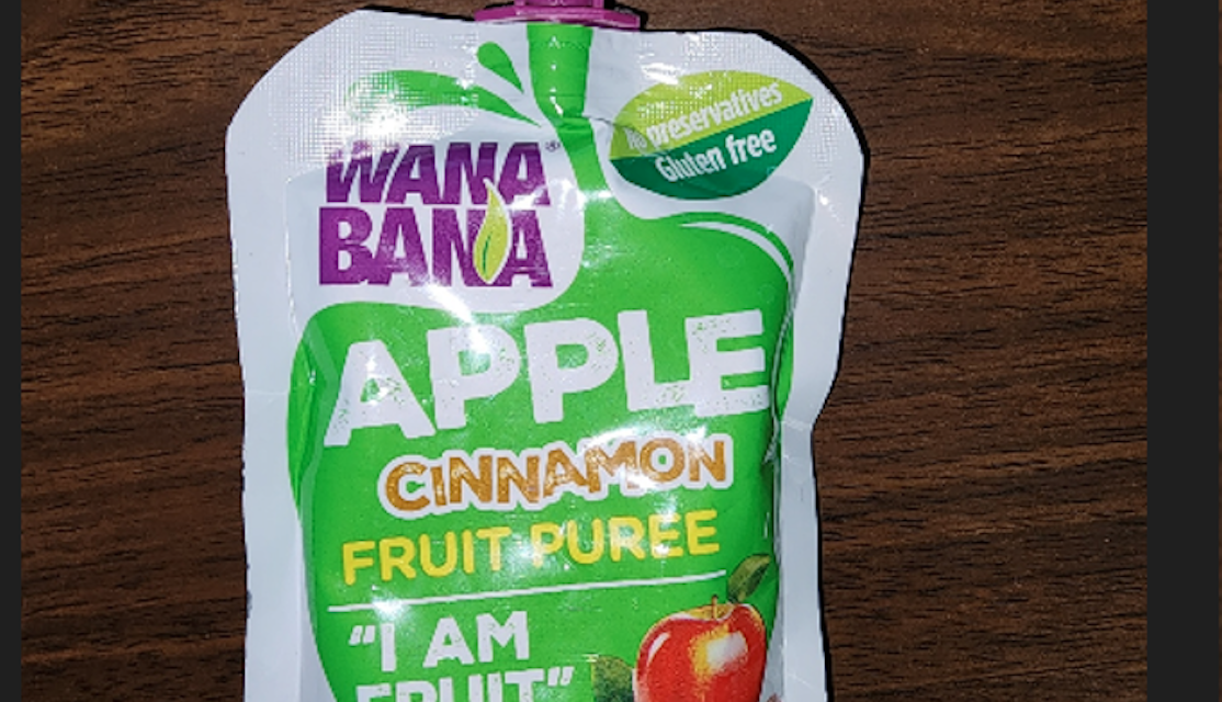 wanabana cinanmon apple sauce contaminated with lead