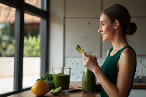Using moringa powder in the morning is easy