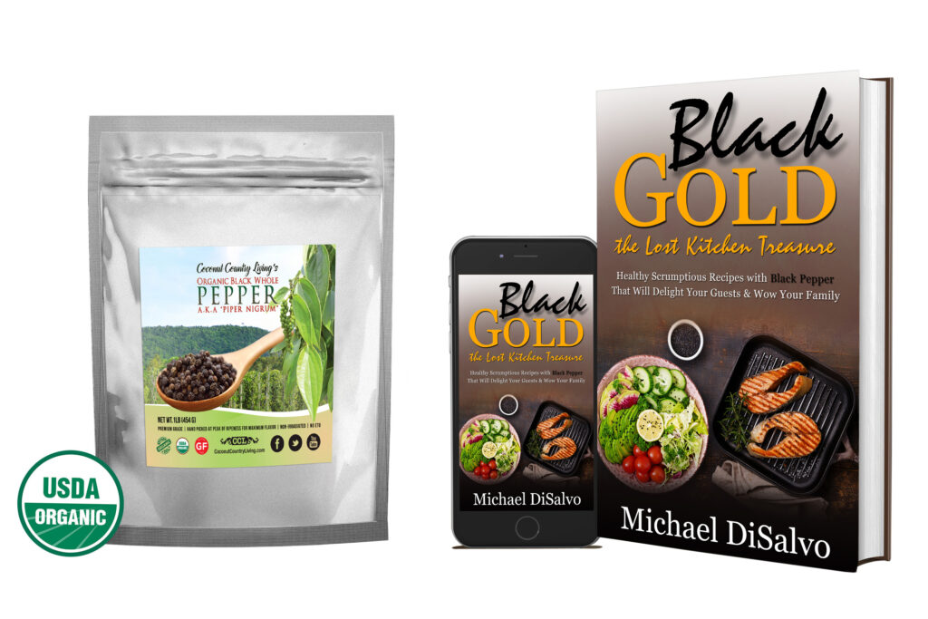 ccl's organic black peppercorns
