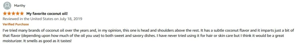 best coconut oil review