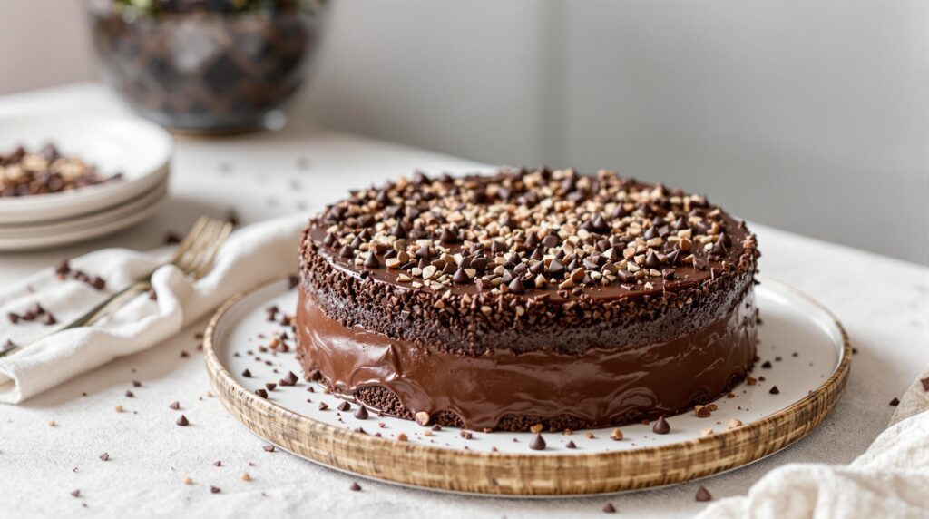 make a keto chocolate cake with coconut oil